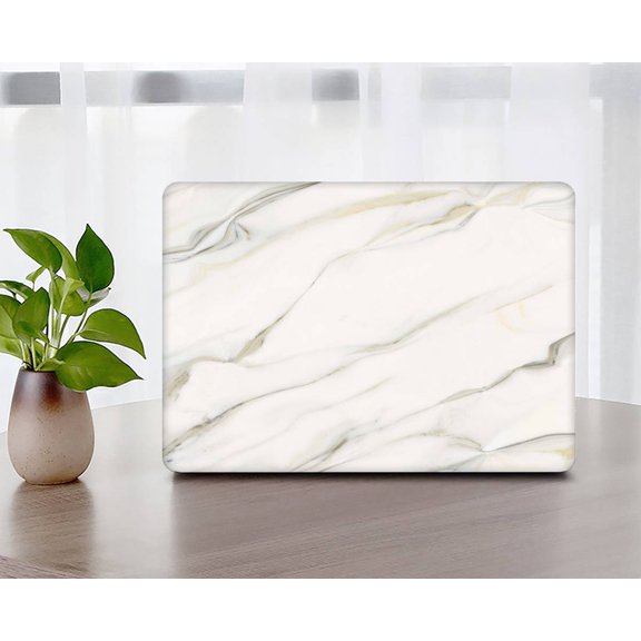 KSK KAISHEK Hard Case Shell Cover Only for 2022 2021 2020 2019 2018 Released MacBook Air 13 inchs with Retina Display and Touch ID Model: A1932/A2179/A2337 m1 Marble A 200 + Black Keyboard Cover