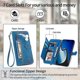 thumbnail image 4 of Compatible With Iphone 11 Pro Zip Pouch Magnetic Card Holder With Wrist Strap Wallet Pouch For Iphone 11 Pro, 4 of 5