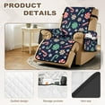thumbnail image 3 of TSOVTHRID Candy Cane Snowflake Print Recliner Chair Covers Soft Slipcovers for Recliner Non Slip Washable Recliner Protector 1 Seat Sofa Cover Furniture Protector with Pocket for Christmas Decor, 3 of 7