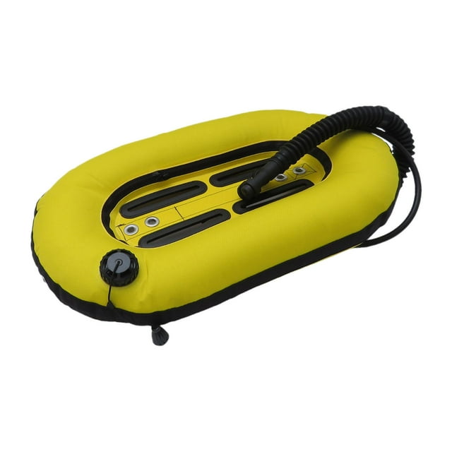 koolsoo Diving Donut Wing Single Tank Dive Cylinder Backmount Adults Dive Donut Wing Yellow
