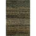 thumbnail image 3 of Hauteloom Aziz Jute Living Room, Bedroom Area Rug - Bohemian, Transitional - Oatmeal, Dark Purple, Nutmeg - 8' x 10', 3 of 5