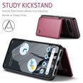 thumbnail image 4 of SaniMore for Google Pixel 8 Pro Wallet Case, RFID Blocking PU Leather Kickstand Credit Slots Flip Folio Protective Case, Double Magnetic Clasp Durable Shockproof Cover for Google Pixel 8 Pro, Winered, 4 of 9