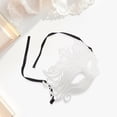 thumbnail image 4 of Unique Bargains 1 Pc Crown Party Mask White Plastic, 4 of 5