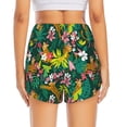 thumbnail image 4 of Uemuo Cute Tribal Leopards Pattern Women's Athletic Shorts High Waisted Running Shorts with Liner Pockets Gym Elastic Workout Shorts-Large, 4 of 9