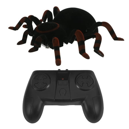 MEIBUTYUP Black Remote Spider Toy for Wall Climbing with and Backward Movement Simulation
