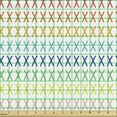 thumbnail image 2 of Ambesonne Abstract Fabric by the Yard Upholstery, Rainbow Themed X Signs, 2 Yards, Multicolor, 2 of 5
