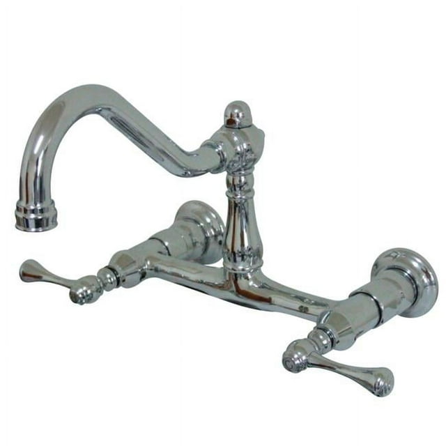 Kingston Brass KS3241BL Robinet d'Évier de Cuve de 8 Po, Chromé