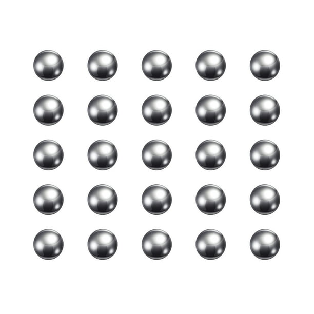 Bolas de precisión Uxcell de 4.5 mm de diámetro en acero inoxidable 304 para rodamientos, paquete de 150
