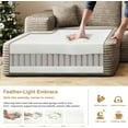 thumbnail image 4 of LUCKHAO 136" Cloud Comfort U-Sectional, Plush Corduroy Modular Sofa, Deep Seat Couch with Chaise, No Assembly Needed, 4 of 6