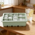 thumbnail image 4 of WKSCLPAI Ice Cube Tray 13-Cavity Square Silicone BPA-Free Easy Release Stackable Multi-Size Ice Mold for Freezer Iced Tea Cold Brew, 4 of 8