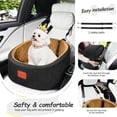 thumbnail image 4 of Asiento de coche para perros Lealchum para perros pequeños de hasta 14 kg, ultrasuave, 4 of 6