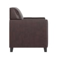 thumbnail image 5 of Flash Furniture Hercules Diplomat Series LeatherSoft Upholstered Side Reception Chair, Brown, 5 of 11