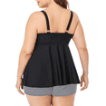thumbnail image 5 of Firpearl Women's Plus Size Tankini Bathing Suits Modest Tummy Control Two Piece Swimsuits with Boyshort, 5 of 7