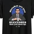 thumbnail image 3 of The Office - Michael Mistakes Are Successes You Mess Up - Juniors Ideal Flowy Muscle T-Shirt, 3 of 5