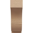 thumbnail image 2 of 4"W x 8"D x 12"H Classic Van Buren Rough Cedar Woodgrain TimberThane Corbel, Primed Tan, 2 of 6