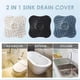 thumbnail image 4 of Silicone Hair Stopper, Drain Hair Catcher, Durable 3 Pack), 4 of 5