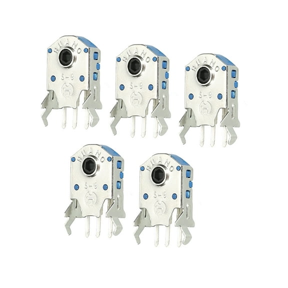 Uxcell Mouse Wheel Encoder 9mm 300W Time Accurate Decoder Rotary Mouse Scroll Wheel Encoder 5 Pcs