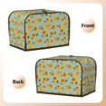 thumbnail image 3 of Fotbe White Polka Dot Sunflower for Two Slice Toaster Cover, Fingerprint Protector, Super Soft Appliance Cover And Dust Cover,Bread Dust Cover & Fingerprint Protection, 3 of 7