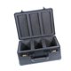 thumbnail image 1 of Estuche para cartas coleccionables, caja de almacenamiento, protector, ligero, portátil, fácil de transportar, resistente, con cerraduras, 3 ranuras., 1 of 7