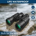 thumbnail image 4 of VAMOUT 20X50 Binoculars for Adults, HD High Powered Binoculars, Compact Waterproof Binoculars with Low Light Vision for Bird Watching Hunting Camping Travel Stargazing Cruise, 4 of 8