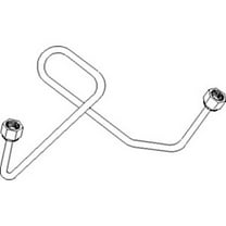 RAParts 738913M91 #1 Cylinder Injection Line Fits Massey Ferguson 540 70 320 1080 1085  