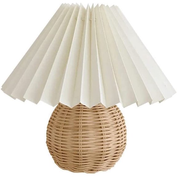 GULSARAYI Creative Retro Pleated LED Desk Lamp with USB Charging Port Dimmable Touch Night Light for Home Decor, Living Room, Bedroom, Gift, Comes with Gift Box Packaging