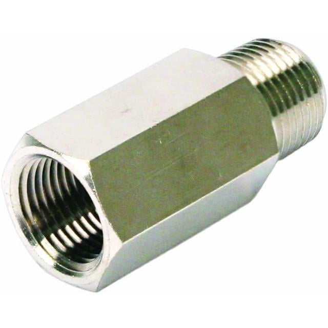 VIAIR 92833 Check Valve .375 Female to .375 Male NPT Nickle Plated