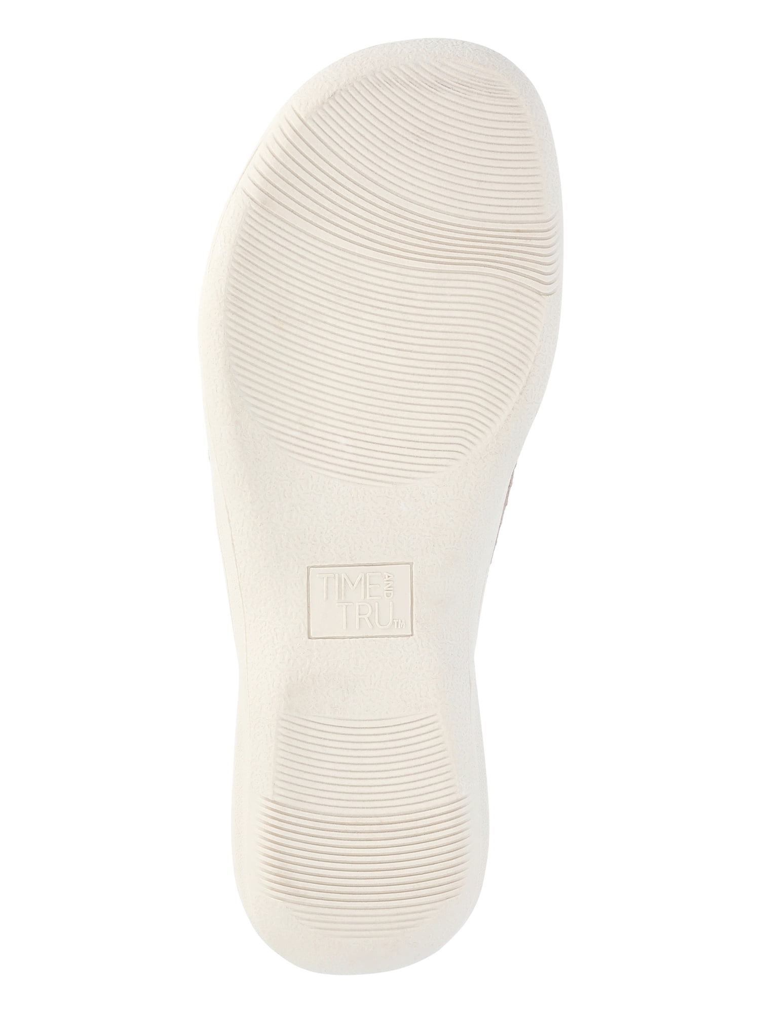 Time and Tru Women's Comfort Knit Slide Sandals