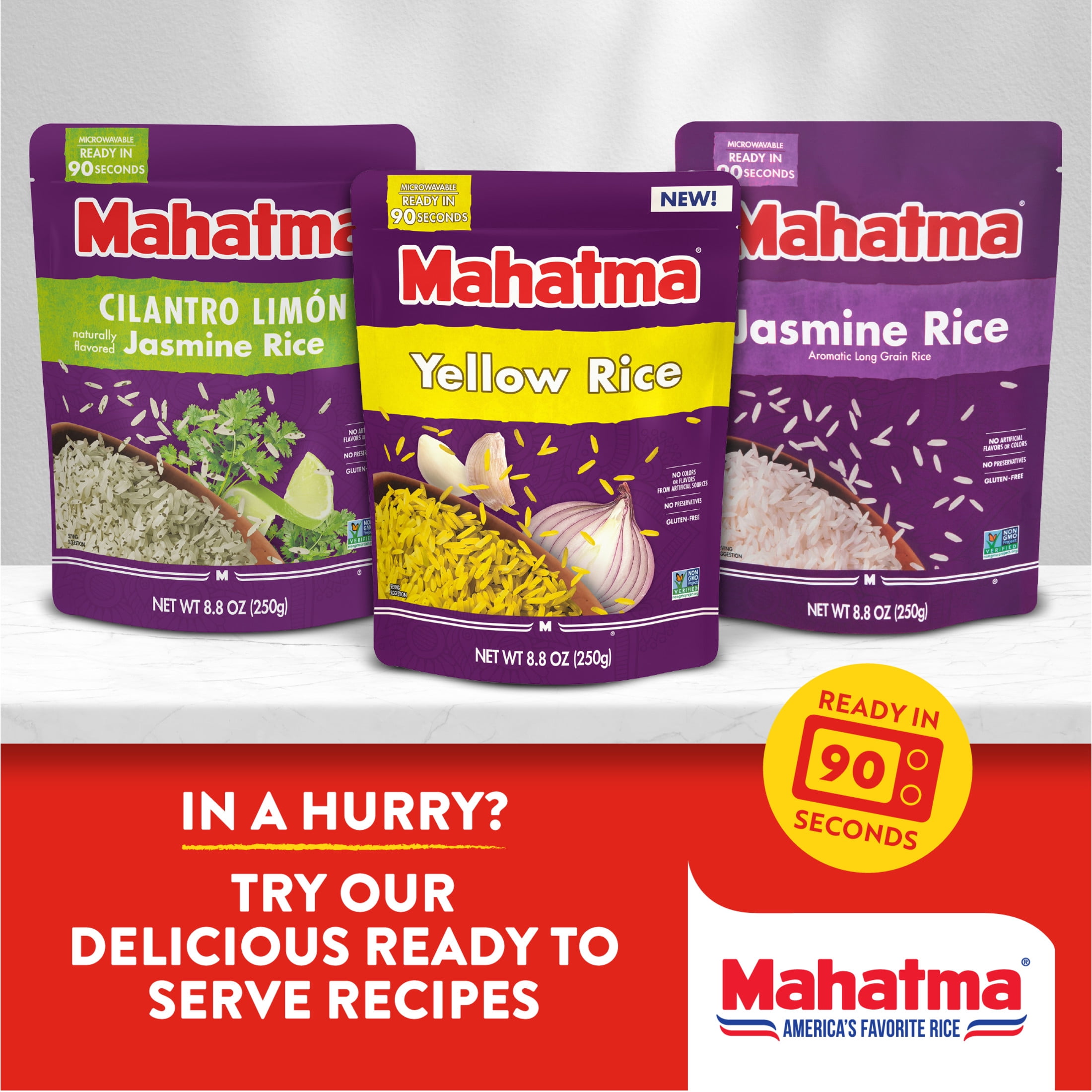 (2 pack) Mahatma Sticky Rice, Gluten Free, 2 lb Bag