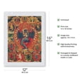 thumbnail image 2 of Hevajra - The Holder Of Skulls - Tantra Deity - Vintage Tibetan Thangka Buddhist Painting - Japanese Unryu Rice Paper Art Print (Unframed) 12 x 16 in, 2 of 4