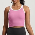thumbnail image 2 of FhsagQ Soutien-Gorge Soutiens-Gorge pour Femmes Grande Taille Jeu de Rôle Débardeur de Yoga à Encolure en U pour Femmes Dos Froncé Entraînement Physique Camisole Soutiens-Gorge pour Femmes Soie Résille Soutiens-Gorge pour Femmes Ensembles S, 2 of 4