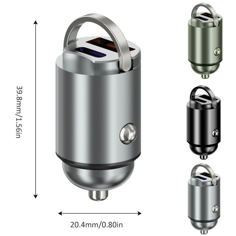 Fast Car Charger, Quick Charging 100W Phone USB Adapters 2 Port Cigarettes  Lighter Charger for Cellphone Navigations