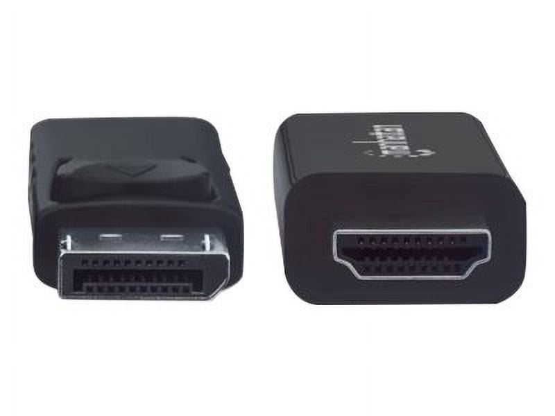 Manhattan 4K@60Hz DisplayPort to HDMI Cable - DisplayPort Male to HDMI Male Cable, 10 ft., Black