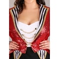 thumbnail image 6 of Women's Plus Size Sexy Sequin Ringmaster Costume, 6 of 9