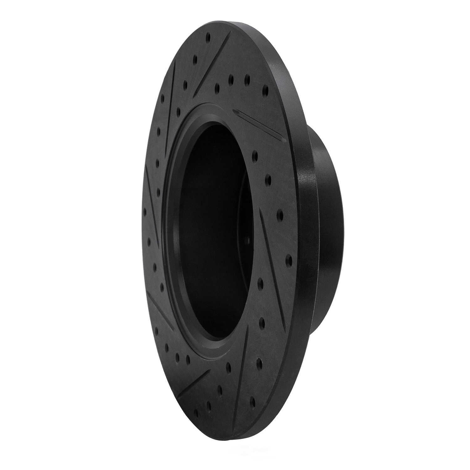 Dynamic Friction Company 633-65001R DFC Brake Rotor - Drilled And Slotted - Black