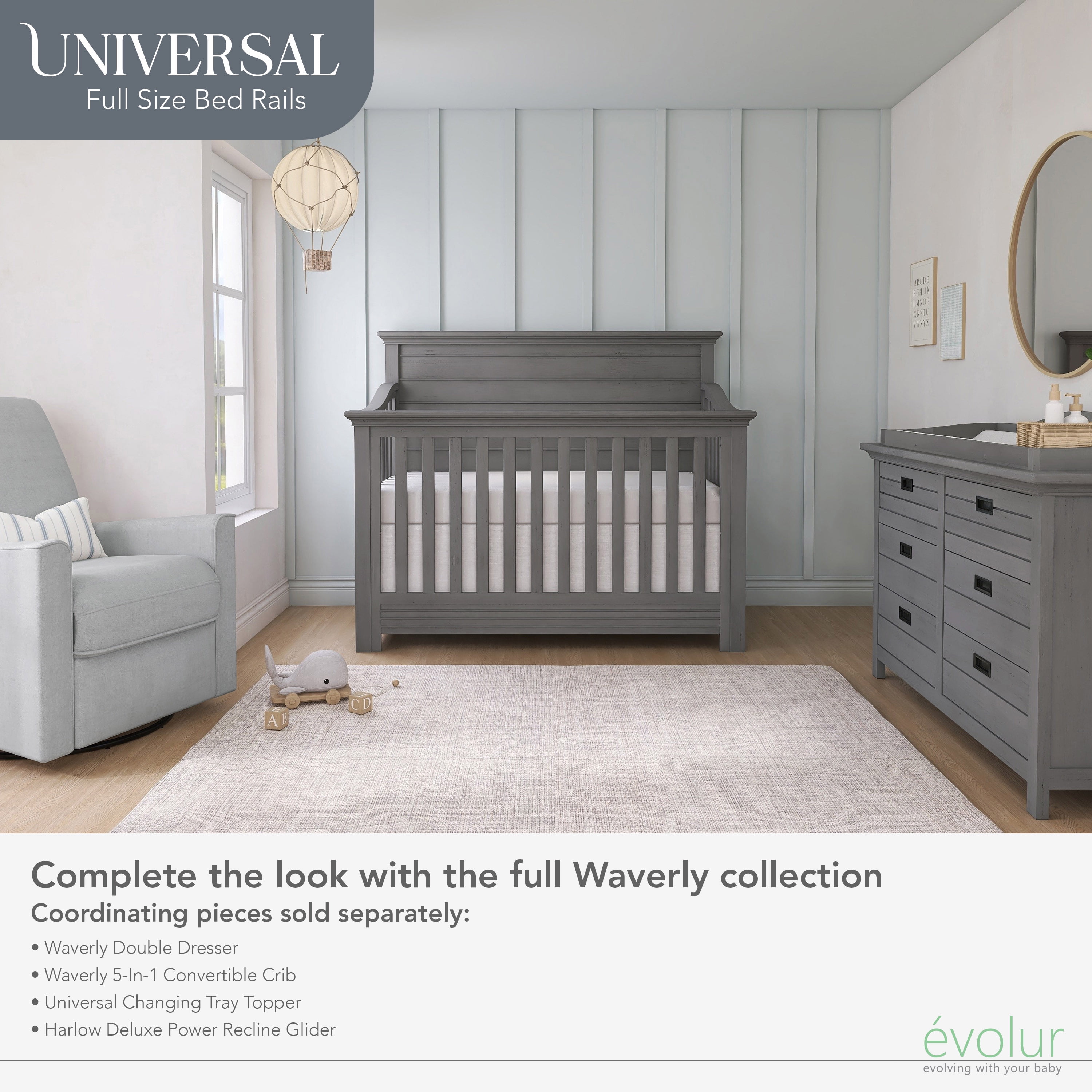 Evolur Universal Bed Rail