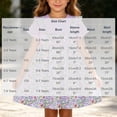 thumbnail image 3 of Mifsaly Little Girl Dresses Crewneck Flutter Sleeve Summer Dress Floral Print Patchwork Flowy Everyday Wear Sweet Sundress, 3 of 8