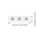 thumbnail image 5 of Tira De Luz De 4.92 Pies Con Alimentación Usb, Lámpara De Cinta De Espejo De Maquillaje De Tocador Con 10 Tiras De Led, Pegatina De Doble Cara De Inducción Manual Para Dormitorio, Tocador, Peluquería Yuarrent HA028069-04, 5 of 5