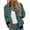 Green, variant on Jackets for Women Casual Fall Women's Fashion Long Sleeve Zipper Print Outing Causal Coat Cardigan