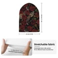 thumbnail image 2 of Lsque Fishbone Rose Pattern Knitted Beanie, Unisex Winter Hat, Knit Hat Winter Beanies Thick Fisherman Beanies Cuffed Plain Skull Caps, 2 of 6