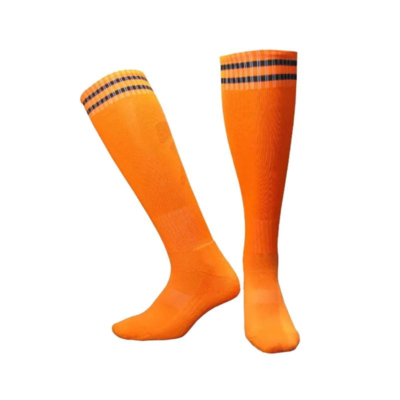 Esho Men Stretch Striped Compression Knee High Tube Socks Leg Support