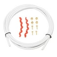 thumbnail image 2 of Cycle Brake Hose, Nylon Hydraulic Disc Brake Hose Kit Heat Resistant Connection Insert Kit for Mineral DOT Oil, 2 of 7