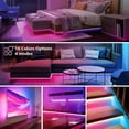 thumbnail image 3 of Tira de luces LED de 2 m LzGUNGY luz LED RGB 5050 multicolor con control remoto 16 colores 4 modos, 3 of 4