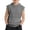 Dark Gray, variant on Gyujnb Boys Waffle Knit Sleeveless Hoodie with Pocket Athletic Workout Muscle Tee Kids Tank Top,10-11 Years