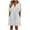 ZA-White, variant on Aboser Embroidered Dress for Women Loose Fit Boho Dresses Summer Casual Eyelet Midi Dress Ruffle V Neck Dresses Loose Solid Beach Dress