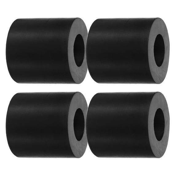 Uxcell 1.97" OD x 0.98"/0.47" ID x 1.97" Thick Anti-vibration Pads, 4 Pack Rubber Isolation Pads Mechanical Vibration Damping Pads Isolator Washer Feet, Black