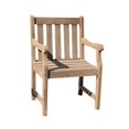 thumbnail image 1 of Vifah Renaissance Outdoor Patio Hand-Scraped Wood Garden Armchair, 1 of 6