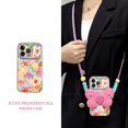 thumbnail image 4 of Lufufu Butterfly Dopamine Flower Phone Case - Applicable iPhone 16 Pro Max - Trend Painted TPU Anti-drop Case - Dopamine Style Cute Cartoon - Women's ins Wind Case, 4 of 12