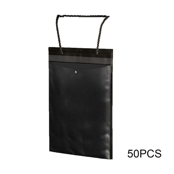 Car Bag 50PCS Disposable Large Capacity Leakproof Smellproof Vehicle Hanging Garbage Pocket, Portable Waterproof Automotive Rubbish Pouch - Universal for SUV RV Truck Road Trip Use