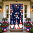 thumbnail image 1 of Weloille Independence Day Door Cover 6.07 x 2.95 Ft, Polyester Front Door Decor Banner, Washable Fade Resistant Door Hanging Sign, Holiday Decorative Backdrop for Yard Patio Party Entryway, 1 of 6